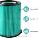 2 Pack VF6000 5-Layer Replacement Filter for Ridgid Shop Vac 5-20 Gallon Wet Dry Vacuums WD5500 WD0671 WD6425 WD7000 WD1280 WD1851 WD1680 WD1956 RV2400A 1400RV RV2600B, fit for Husky 6-9 Gallon Vacs