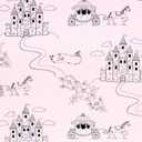 Hudson Baby Unisex Baby Changing Pad Cover, Fairytale Princess, One Size