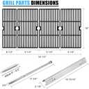 Grill Replacement Parts for Charbroil Performance 463244819 463276517 463276617 463277918 6 Burner Gas Grills, G470-5200-W1, G470-0004-W1A, G470-0002-W1, G470-0003-W1 G321-0005-W1 G321-0006-W1