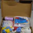 Kasyat 2 Sets Cartoon Party Balloon Column Stand Kit with Rocket Cloud Star Foil Cow Print Sky Blue Cloud Balloons Colorful Toy Arch Kit for Floor for Baby Shower Cartoon Party Decorations (Red Blue Green)