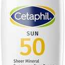 Amazon.com: Cetaphil Sheer Mineral Liquid Sunscreen for Face, 100% Mineral UVA/UVB Filters, Zinc Oxide Broad Spectrum SPF 50 Formulated for Sensitive Skin, Unscented, 1.7 Fl Oz : Beauty & Personal Care