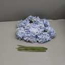 Tifuly Hydrangea Artificial Flowers -12 pcs Realistic Fake Hydrangea Silk Flowers with Stems Faux Hydrangea Flowers Heads for Office Home Party Wedding Centerpiece DIY Floral Decor(Sky Blue)