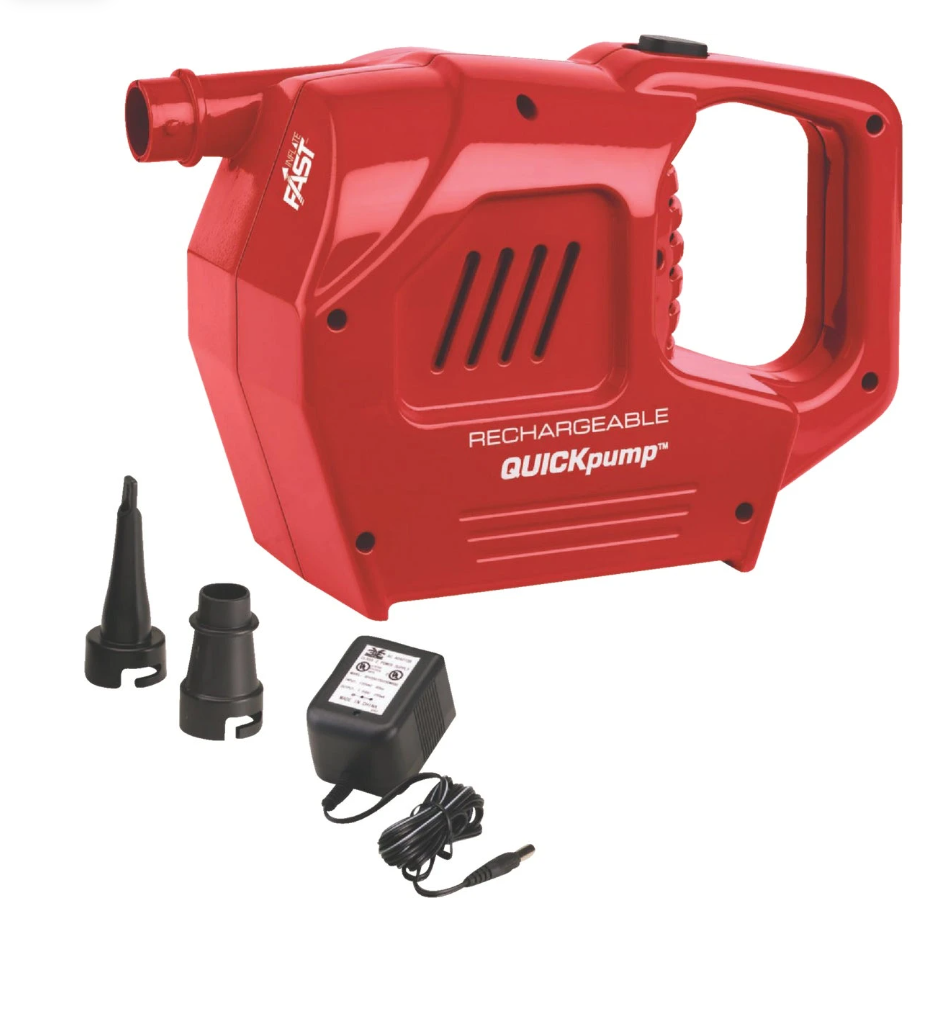 Rechargeable Quickpump Air Pump With 24 Cubic Feet Per Minute Airflow
