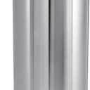 simplehuman 30 Liter / 8 Gallon Round Step Trash Can, Brushed Stainless Steel