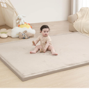 Huloo Sleep Ultra Soft Baby Play Mat for Floor,71×59 Playpen Mat(Beige)
