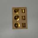 Candlestick Holders, Taper Candle Holders Set of 3, Gold Vintage Candle Sticks Holder Decor for Table Centerpiece, Fireplace Mantel, Weddings, Housewarming & Christmas Dcor