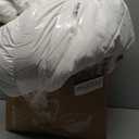 Cobnom Feather and Down Fibres Comforter King Size - 100% Organic Cotton, Quill-Free & Ethical, Luxury All Season Duvet Insert (White, 106x90 Inches)