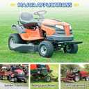 2 x GICOOL 15x6.00-6 Lawn Mower Tubeless Tire, 15x6-6 for Tractor Riding Lawn Mowers Front Tire, 2 Pcs, 4 Ply, Turf-V Pattern