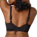 Playtex Women's Wireless Bra, T-Shirt Bras, Full Coverage, Moisture-Wicking, 4750 (Black), 42C