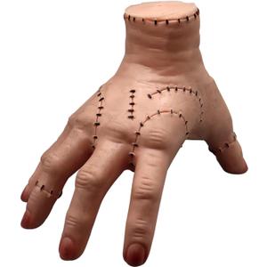 Wednesday Addams Family Hand Props, Halloween Cosplay Hand by Addams Family, Cosplay Hand Scary Props Decorations Gift for Family