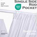 60ftx40ft White Ceiling Curtain for Wedding Parties
12 Panels 5ft(W) x 40ft(L) Extra Long Thick Professional-Grade Polyester Wrinkle-Free Drapery for Tent, Birthday Party Decor