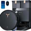 ECOVACS DEEBOT T50 MAX PRO Omni Robot Vacuum and Mop, 18,500Pa Suction, 18mm Auto-Lift, ZeroTangle &TruEdge 2.0, AIVI 3.0 Obstacle Avoidance, Auto Hot Water Mop Wash/Dry/Refill, Self-Emptying