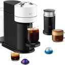 Nespresso Vertuo Next Coffee and Espresso Maker by De'Longhi with Aeroccino Milk Frother (White)