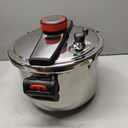 10 Quart Stainless Steel Pressure Cooker, Extra Large Stovetop Pressure Cooker, Induction Compatible, Commercial Grade, Heavy Duty, Safe Locking Lid for Big Batch Cooking