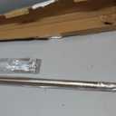 Ivilon Drapery Window Curtain Rod - End Cap Style Design 1 Inch Pole. 48 to 86 Inch Color Warm Gold