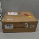 Lerliuo Walnut Printer Stand with Fabric Drawer, 3 Tier Industrial Side Table, Modern Small Printer Desk Holder with Storage Shelf, Multi-Functional Bedside Tables for Home Office Fax Machine Scanner, Walnut