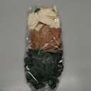 15 Pcs Christmas Poinsettia Artificial Flowers with Clips Christmas Tree Flowers Decor 5.5'' Vintage Poinsettia Xmas Tree Decoration for Xmas New Year Wedding Party (Elegant Color) (White, Brown, Green)