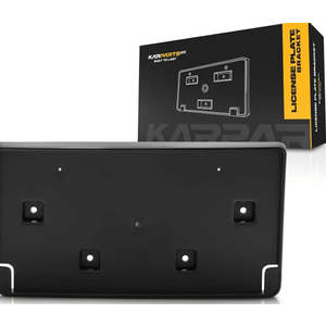 for Jeep Compass License Plate Bracket 2017 18 19 2020 | Front | Textured Black | MP | CH1068149 | 5VF24RXFAA