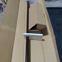 Hermosa 26-48 Inch Adjustable Curtain Rod Set, 5/8 Inch Diameter in Walnut