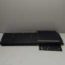 Furinno Reed 3-Tier Closet Organizers and Storage, Closet Organizer, Open Shelf Closet Storage, for Wardrobe, Bedroom, Living Room, 10-Inch Width, Blackwood