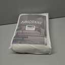 Heavy Duty Pinch Pleated Linen Curtains 96 Inches Long Semi Sheer for Living Room Light Filtering Back Tab Neutral Farmhouse 2 Panel Set 96 Inch Drapes for Bedroom Window (Natural)