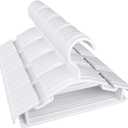 GoodtoU Kids Hangers 100 Pack Baby Hangers for Closet Toddler Hangers Plastic White Childrens Hangers Small Hangers 10.24inch (0-24 Months)