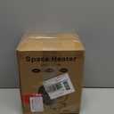 Outdoor Heaters for Patio, 1500W Electric Garage Heater with Remote Thermostat 3S Fast Heating, Overheat Protection, PTC Ceramic Heater with 3 Modes for Greenhouse, Camping Tent Indoor Use