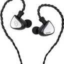 Linsoul Tripowin x 0DiBi: Vivace in Ear Monitor, 10mm Titanium Diaphragm Dynamic Driver IEM, HiFi Wired Earbuds Earphone, Gaming Earbuds with 2Pin Detachable Cable for Musicians Audio Enthusiasts