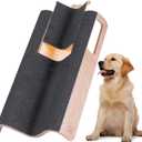 M-Shaped Dog Scratch Pad for Nails with Treat Box, Dog Nail Scratch Board for Large Dogs, Dog Nail File Toy and Shorten Dogs Side Nail Easier (with Treat Box, L)