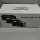 Simple Music Player for Elderly, Easy Audiobook Player with 32GB TF Card & Card Reader for Dementia, Alzheimers, Visually Impaired, Low Vision Patients, Wired - GrayishWhite