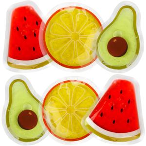 Kids Ice Packs for Boo Boos, 6 Pcs, FSA Eligible HSA, Small Gel Packs for Injury Reusable Baby Toddler Hot Cold Compress Mini Get Well Gifts for Body Pain Relief, Toothache, Fever, First Aid Recovery