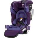 Diono Radian 3RXT SafePlus Max Rear and Forward-Facing Convertible Car Seat, 2-in-1 Anti-Rebound Bar and Calf-Support, 10 Years 1 Car Seat, Slim Fit 3 Across, Purple Wildberry