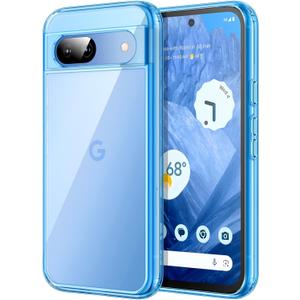 JETech Case for Google Pixel 8a 6.1-Inch 2024, Non-Yellowing Shockproof Bumper Protective Phone Cover, Anti-Scratch Hard PC Back (Bay)