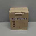 Milk Frother, 4-in-1 Electric Milk Steamer, 350ml/11.8oz Automatic Frother Machine for Coffee, Warm and Cold Foam, Temperature Control for Latte, Cappuccino, Hot Chocolate (Black)