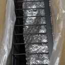 Dish Drying Rack - Space-Saving Small Dish Rack for Kitchen Counter, Rust-Resistant Kitchen Drying Rack, Compact Dish Drainer Organizer with Utensil Holder for Home Kitchen, Black