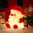 3 x Cute Night Light for Kids, 3 Level Dimmable Bedside Touch Lamp, Silicone Bedside Lamp for Baby and Toddler for Boys, Girls and Children, Christmas Decorations, Cute Gifts