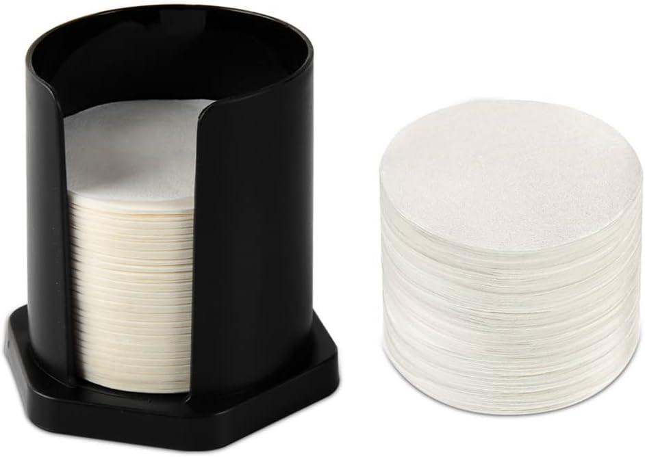 Coffee Filter Holder for Aeropress-Filter - CAFEMASY 2 Pack of 742 Count Replacement Paper Filters with Black Filters Holder Compatible for Aeropress Original Go Clear Espresso Coffee Maker Coffee Filter Holder for Aeropress-Filter - CAFEMASY 2 Pack of 742 Count Replacement Paper Filters with Black Filters Holder Compatible for Aeropress Original Go Clear Espresso Coffee Maker