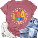 100 Days of School Shirt Womens Teacher Tshirt 100th Day Tee Top (X-Large, Pink)