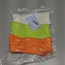 Women's Neon Scrunch Crew Socks 80s 90s Retro 3-Pack Cotton Stacked Boot Calf Cozy Ribbed Slouchy Socks Size 5-10 (1-white/Neon Green/Neon Orange)