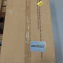 JOY worker Small Electric Standing Desk, 40" x 20" Whole Piece Height Adjustable Table with Memory Controller, Sit to Stand Desk Workstation for Home Office, Light Walnut