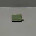 Toughergun Womens Small Slim Leather Wallet with RFID Protection, Compact Bifold Mini Purse with Clear ID Window (Matcha Green)