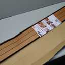 WOWSTAR 6-Pack Peel and Stick PVC Wood Slat Wall Panel，Thickened Wood Grain Wallpaper, 3D Wall Panels, 48" x15.74", Walnut