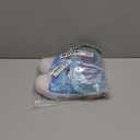 EUXTERPA Kids Toddler Sneakers Boys Girls Canvas Shoes Walking Sneaker with Easy Fasten Strap (12 Little Kid, Blue Glitter)