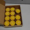 Natural Beeswax Votive Candles Set-12 Pack Votives for Home Room Decor Party Wedding Spa
