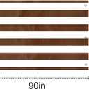 ABCCANOPY 52"X90" Swing Set Replacement Tarp for Playgrounds, Shade Screens (Brown/White)