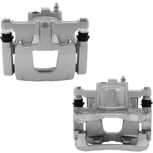 SCITOO Rear Left+Right Brake Calipers With Bracket 18B5046 18B5047 Compatible For Dodge Nitro 2007-2011 For Jeep Liberty 2008-2012 For Jeep Wrangler 2007-2017 For Jeep Wrangler JK 2018