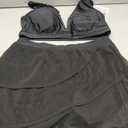 Hanna Nikole Womens High Waisted Bikini Sets, Modest Tummy Control Swimsuits, 2 Piece Bathing Suits Mesh Swim Skirt, L