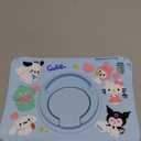 Cartoon Case for iPad mini 1/2/3/4/5 7.9"MONEHOYSY Cute Soft Silicone Kickstand [Drop Proof,Shock Proof,Anti Slip] Back Stand Cover Case for Kids Children Teens Girls Boys (Kitty-2)