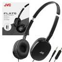 JVC Flats On-Ear Wired Headphones - Flat Foldable Design - 30mm Driver for Powerful Sound - Soft Ear-Pads for Comfort – Steel Headband - Lightweight & Portable - PC/Laptop/Gaming - 3.5mm Slim Plug