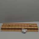 LazBlinds Cordless Bamboo Roman Shades, Light Filtering Window Treatment, Roll Up Bamboo Blinds for Windows, 23'' W x 60'' H